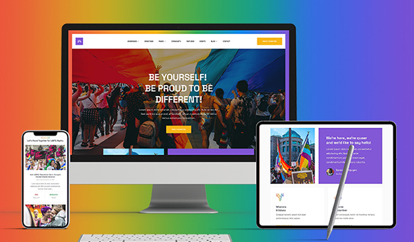 Responsive LGBT Joomla template