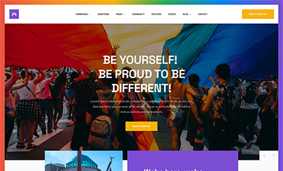 LGBT and Human Rights Joomla template - JA Rights