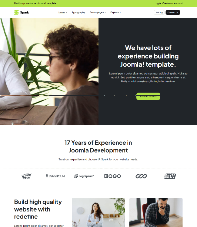 Coporate template - JA Spark
