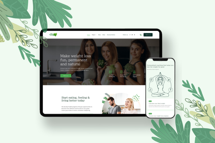 responsive Joomla Template for Health and Nutrition