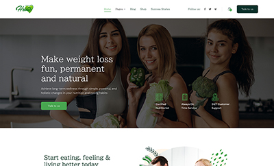 Ultimate Joomla Template for Health and Nutrition - JA Vitality