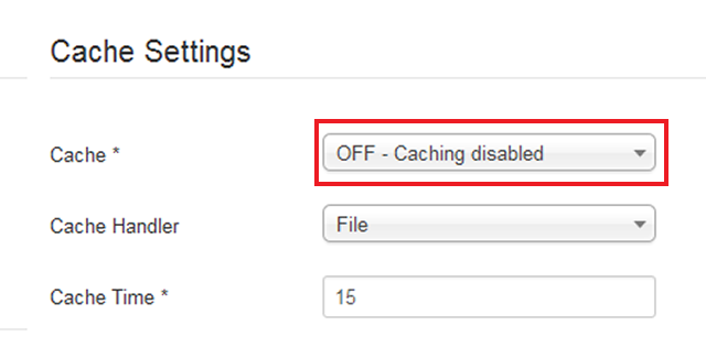 Disable Progressive or Conservative Caching