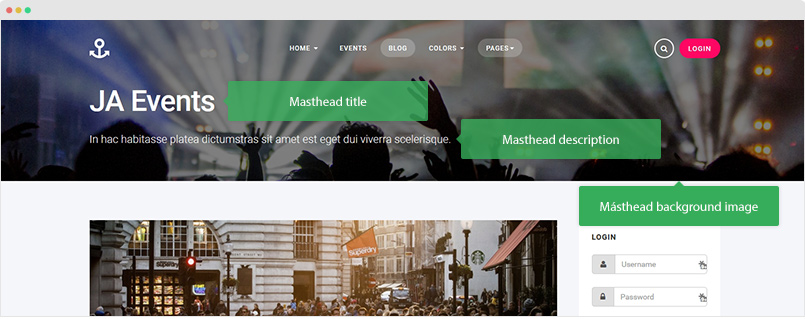 JA Masthead Joomla extension documentation