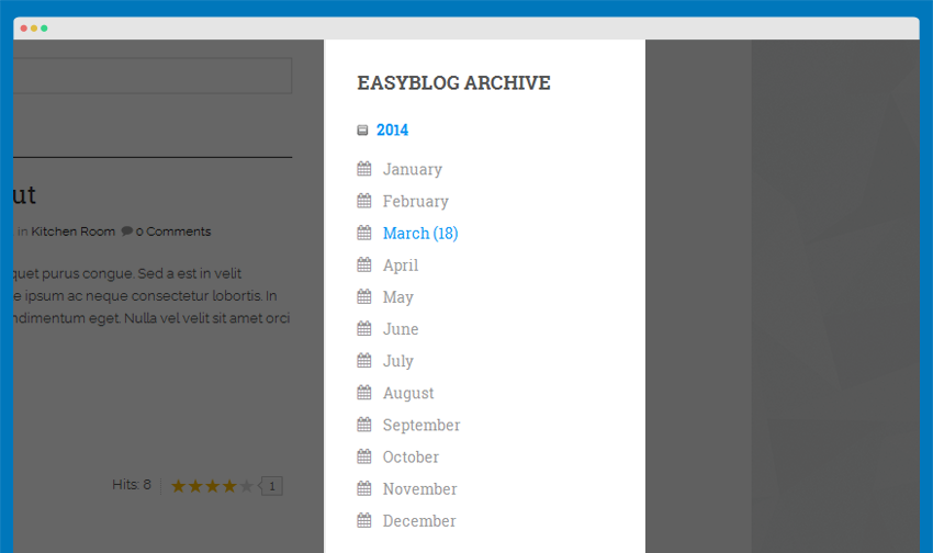 EasyBlog Archive