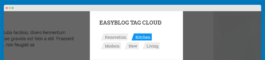 EasyBlog Tag Cloud