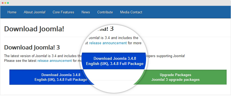 install joomla