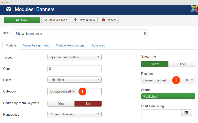 joomla banner module