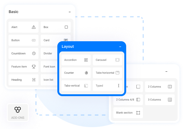 joomla page builder elements