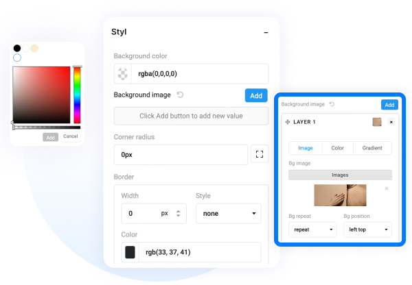 visual design page builder for Joomla